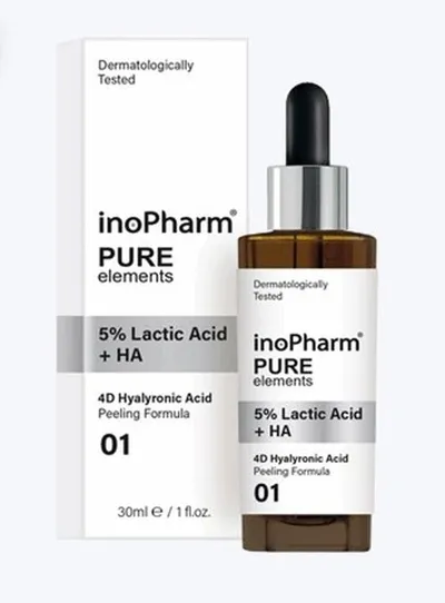inoPharm Peeling do twarzy z 5% kwasem mlekowym