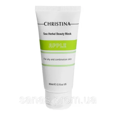 Christina Cosmeceuticals Sea Herbal Beauty Mask Green Apple (Jabłkowa maska do skóry tłustej i mieszanej)