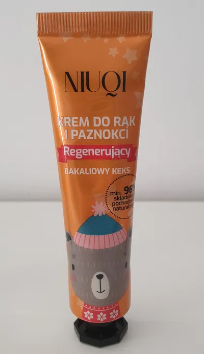 Niuqi Krem do rąk i paznokci regenerujący `Bakaliowy keks`
