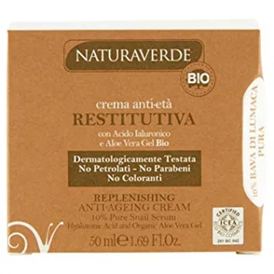 Naturaverde Bio Crema Anti-eta Restitutiva [Replenishing Anti-Ageing Cream] (Organiczny krem odżywczy przeciw oznakom starzenia)