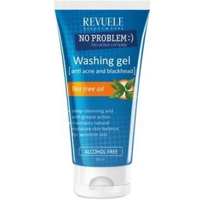 Revuele No Problem, Washing Gel (Żel do mycia twarzy z olejkiem z drzewa herbacianego)