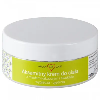 Argan My Love Aksamitny krem do ciała z masłem kakaowym i awokado