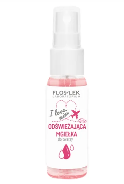 Floslek I Love Mini, Odświeżająca mgiełka do twarzy