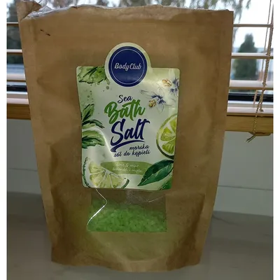 Body Club Sea Bath Salt Lime & Mint (Morska sól do kąpieli `Limonka i mięta`)