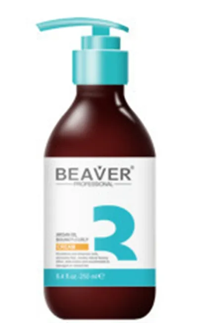 Beaver Professional Argan Oil Nourished Curly Hair Cream (Krem do włosów kręconych)