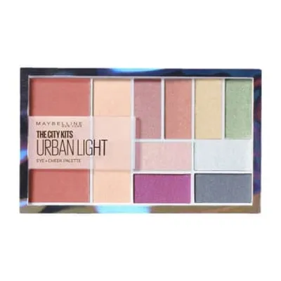 Maybelline New York The City Kits, Urban Light, Eye + Cheek Palette (Paletka cieni i rozświetlaczy)