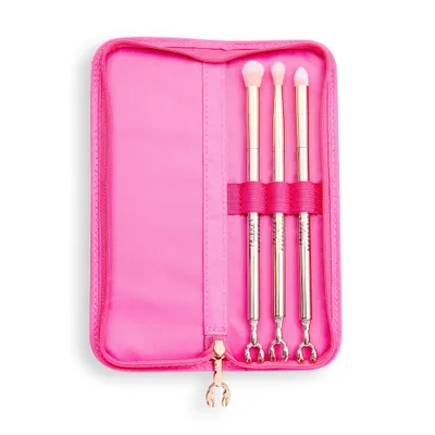 Revolution Beauty (Makeup Revolution) Makeup Revolution x Friends, Lobster Brush Set (Zestaw pędzli do makijażu oczu)