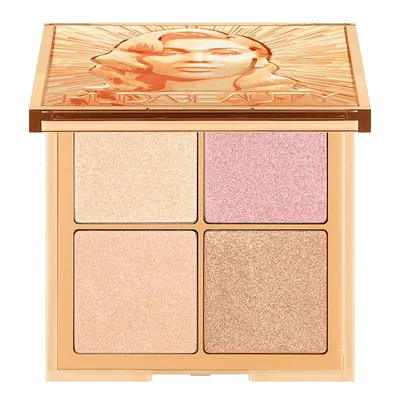 Huda Beauty Mini Glow Obsessions, Highlighter Palette (Paleta rozświetlaczy do twarzy)