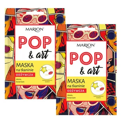 Marion Pop & art, Maska na tkaninie odżywcza