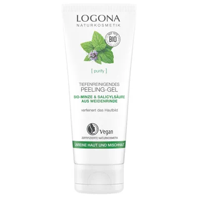 Logona [Purify], Tiefenreinigendes Peeling-Gel (Głęboko oczyszczający peeling w żelu)