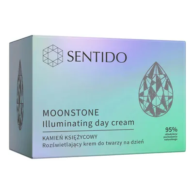 Sentido Moonstone, Illuminating Day Cream (Rozświetlający krem do twarzy na dzień `Kamień księżycowy`)