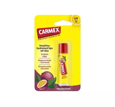 Carma Laboratories Carmex, Moisturising Lip Balm Maracuja (Nawilżający balsam do ust w sztyfcie o zapachu marakui)