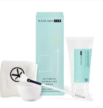 Yasumi Ultimate Hydrating Mask (Terapia nawilżająca z kolagenem i mchem irlandzkim)