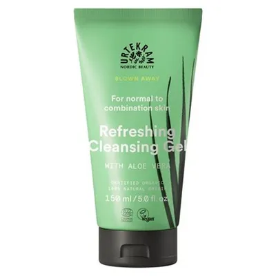 Urtekram Blown Away, Wild Lemongrass Refreshing Cleansing Gel (Odświeżający żel do mycia twarzy z trawą cytrynową)