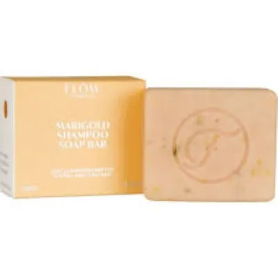 Flow Cosmetics Marigold, Soap Bar Shampoo (Szampon w kostce)