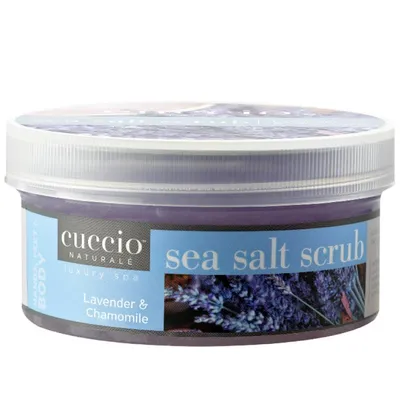 Cuccio Naturale Seal Salt Scrub Lavender & Chmomile (Peeling solny z lawendą i rumiankiem)