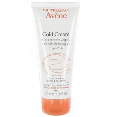 Eau Thermale Avène Cold Cream, Gel Nettoyant Surgras (nowa wersja) (Żel do mycia)