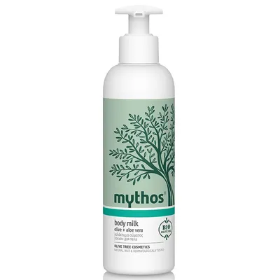 Flax Mythos, Body Milk Aloe Vera & Shea Butter (Oliwkowe mleczko do ciała z aloesem i masłem shea)