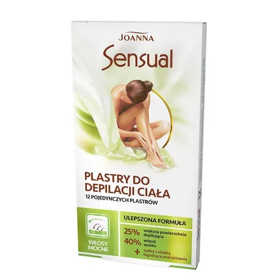 Joanna Sensual, Plastry do depilacji ciała do włosów mocnych