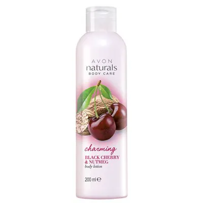 Avon Naturals, Black Cherry & Nutmeg, Renewing Body Lotion (Balsam do ciała `Czereśnie i gałka muszkatołowa`)