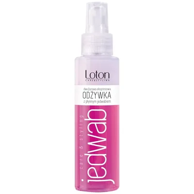 Loton Care & Styling, Jedwab, Dwufazowa odżywka regenerująca z płynnym jedwabiem
