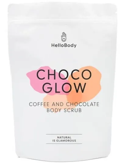 HelloBody Choco Glow, Coffee and Chocolate Body Scrub (Scrub do ciała)