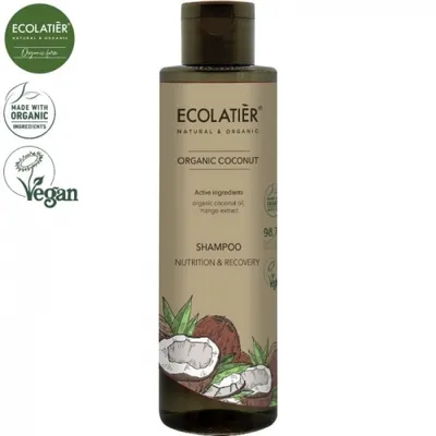 Ecolatier Organic Coconut, Shampoo Nutrition & Recovery (Szampon do włosów `Odżywianie i odnowa`)