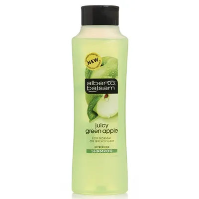 Alberto Balsam Refreshing Shampoo Juicy Green Apple (Odświeżający szampon do włosów normalnych lub tłustych)
