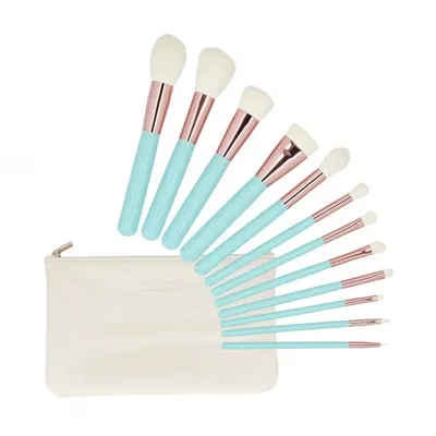 Mimo Brush Set (Zestaw 12 pędzli do makijażu + kosmetyczka)