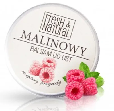 Fresh&Natural Malinowy balsam do ust