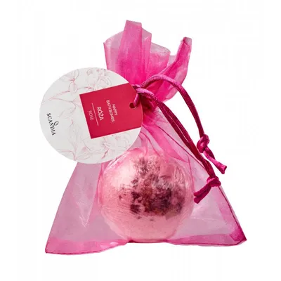 Scandia Cosmetics Kula musująca do kąpieli `Róża`