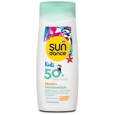 Sun Dance Sonnenmilch Kids sensitiv SPF 50+ (Łagodzące mleczko ochronne dla dzieci SPF50)