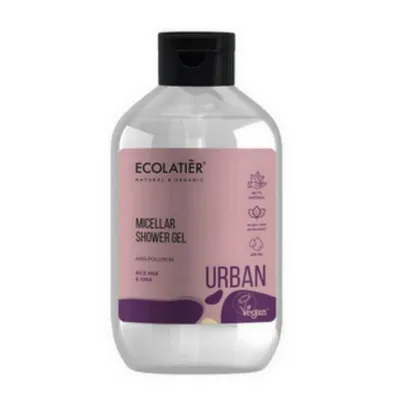 Ecolatier Urban, Micellar Shower Gel (Żel pod prysznic `Mleko ryżowe`)
