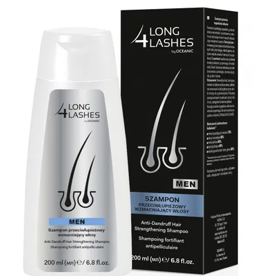 Long4Lashes Men, Anti - Dandruff Hair Strengthening Shampoo (Szampon przeciwłupieżowy wzmacniający włosy)