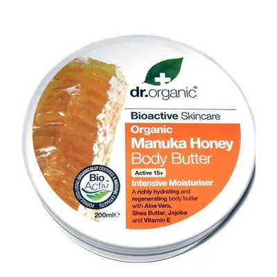 Dr.Organic Manuka Honey, Body Butter (Masło do ciała na bazie miodu manuka)