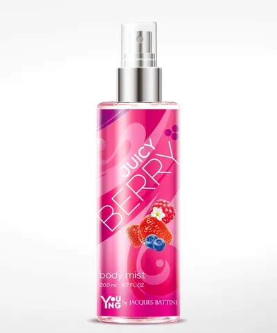 Jacques Battini Young by Jacques Battini, Juicy Berry Body Mist (Mgiełka do ciała `Soczyste jagody`)