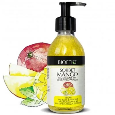 Bioetiq Naturalny żel do mycia twarzy`Sorbet mango`