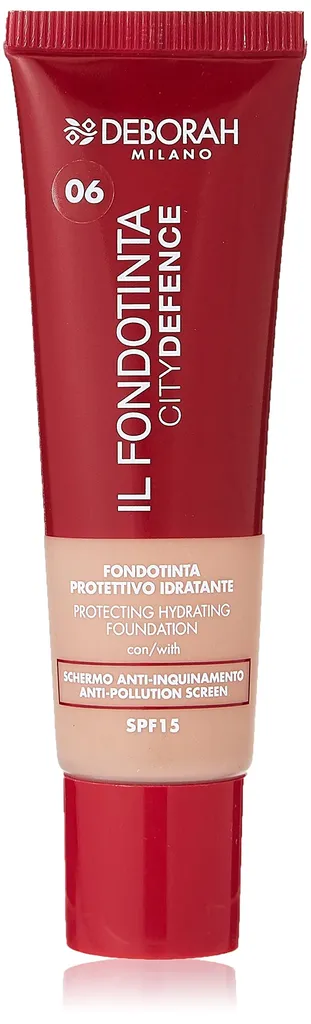 Deborah City Defence, Il Fondationa, Protective Hydrating Foundation   SPF 15 (Nawilżający podkład ochronny SPF 15)