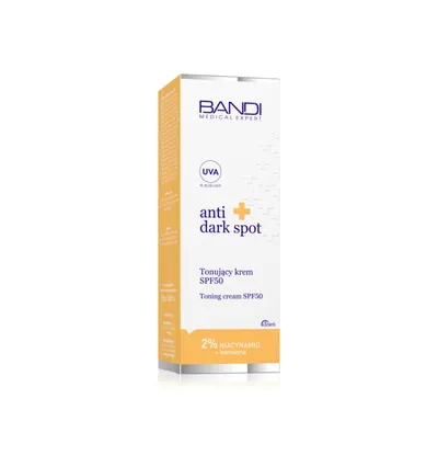 Bandi Anti Dark Spot, Tonujący krem SPF 50