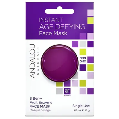 Andalou Naturals Instant Age Defying, 8 Berry Fruit Enzyme Face Mask Pod (Enzymatyczna maseczka do twarzy)