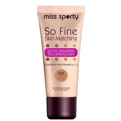 Miss Sporty So Fine, Skin Matching (Podkład dopasowujący)