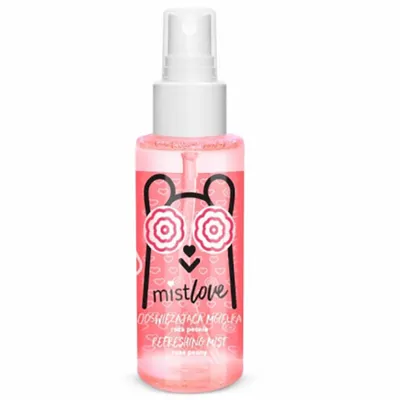Floslek mistLOVE Refreshing Mist, Odświeżająca mgiełka `Róża i peonia`