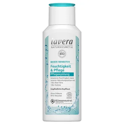 Lavera Basis Sensitiv, Feuchtigkeit & Pflege Pflegespulung (Odżywka do włosów `Nawilżenie i pielęgnacja`)