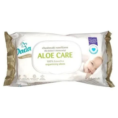 Dada Extra Care, Chusteczki nawilżane `Aloe Care`