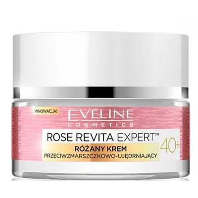 Eveline Cosmetics Rose Revita Expert 40+, Różany krem przeciwzmarszczkowo - ujędrniający na dzień SPF 10