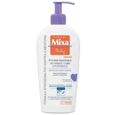 Mixa Baby, Atopiance, Emulsja łagodząca do twarzy i ciała