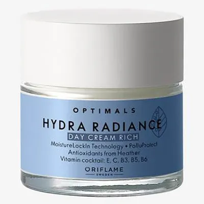 Oriflame Optimals, Hydra Radiance Day Cream Rich (Bogaty krem na dzień)