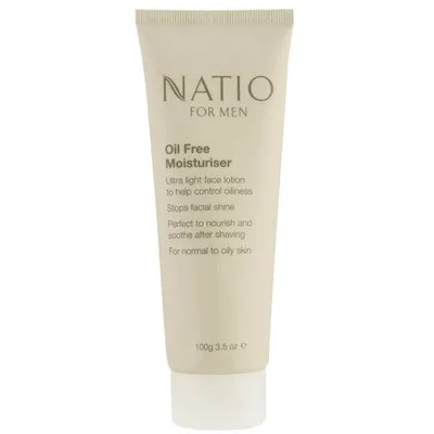 Natio For Men, Oil Free Moisturiser (Beztłuszczowy krem nawilżający dla mężczyzn)