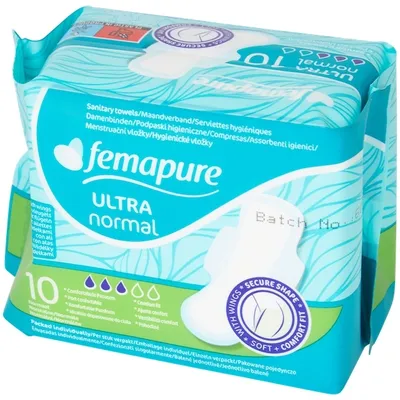 Action Femapure, Ultra Normal Sanitary Towels (Podpaski higieniczne)