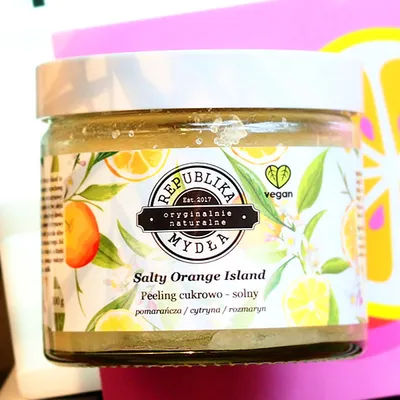 Republika Mydła Peeling do ciała `Salty Orange Island`